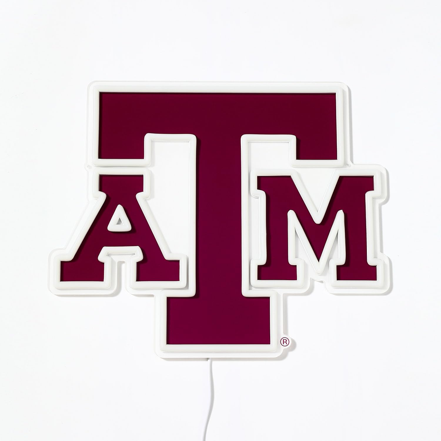 Saturday Neon Officially Licensed NCAA Texas A&M Aggies LED Neon Sign, 15" x 12.49" - Perfect for Fans and Alumni - Image 2