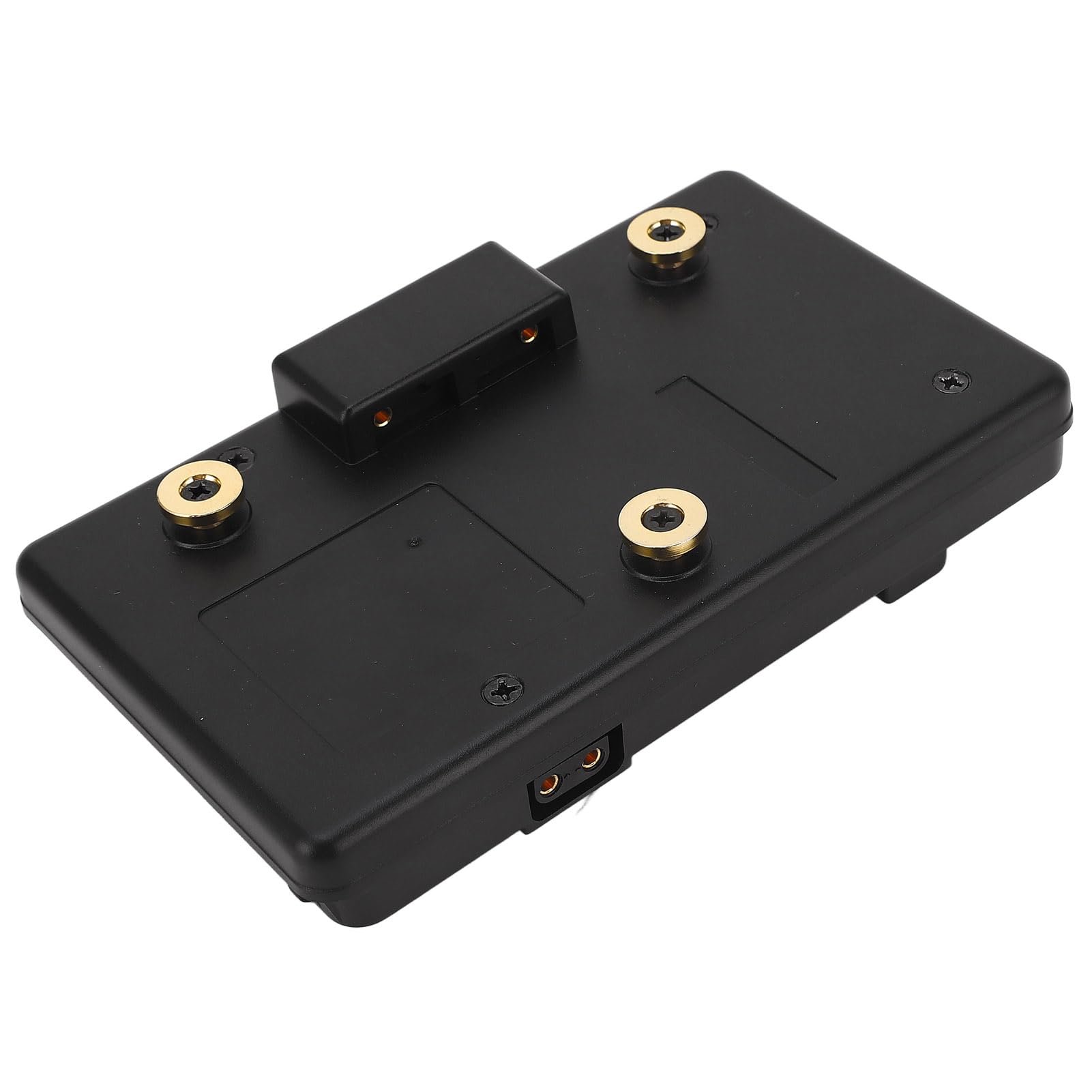 Placa Adaptadora de Montaje en V a, Convertidor de Batería de 3 Pernos a Bloqueo en V con Salida de CC de Montaje D Tap y B para Cámaras, Monitores, Luces LED