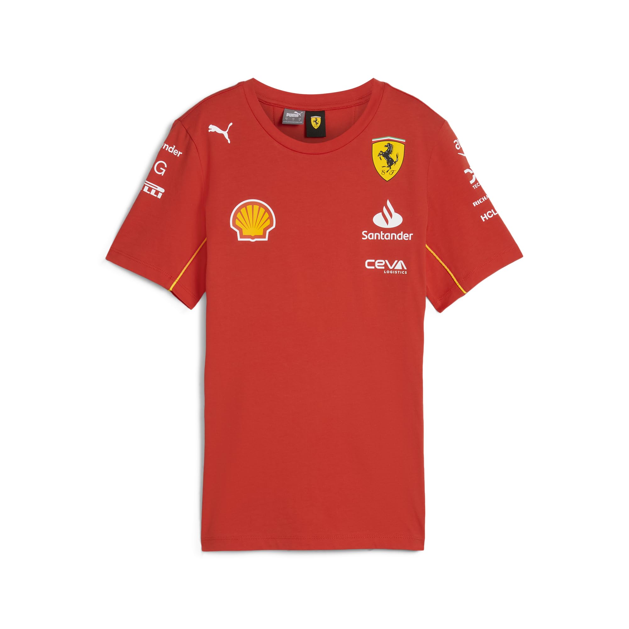 Puma Women's Burnt Red Scuderia Ferrari 2024 Team Tshirt - Size: Large