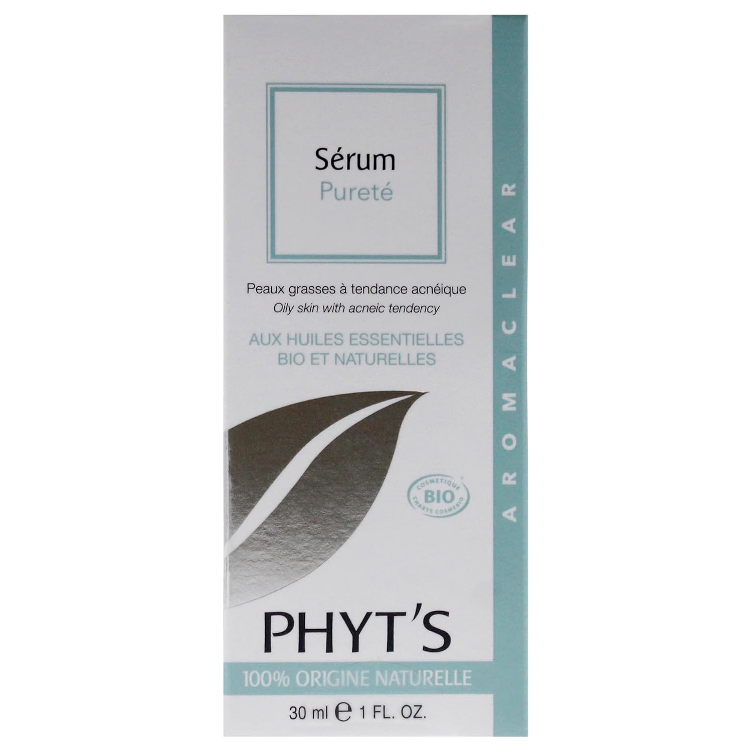Phyts Purity Face Serum - Night Use, Hydrating, Tightens Pores and Refines Skin Texture - Suitable for Oily, Normal to Combination Skin - 1 oz