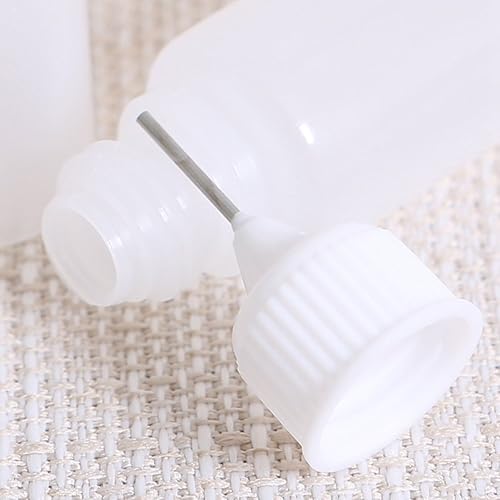 Miniatura 4 de Aplicador de punta de precisión de 1.0 fl oz, botella aplicadora de pegamento con punta de aguja, herramienta de quilling, botella de precisión,