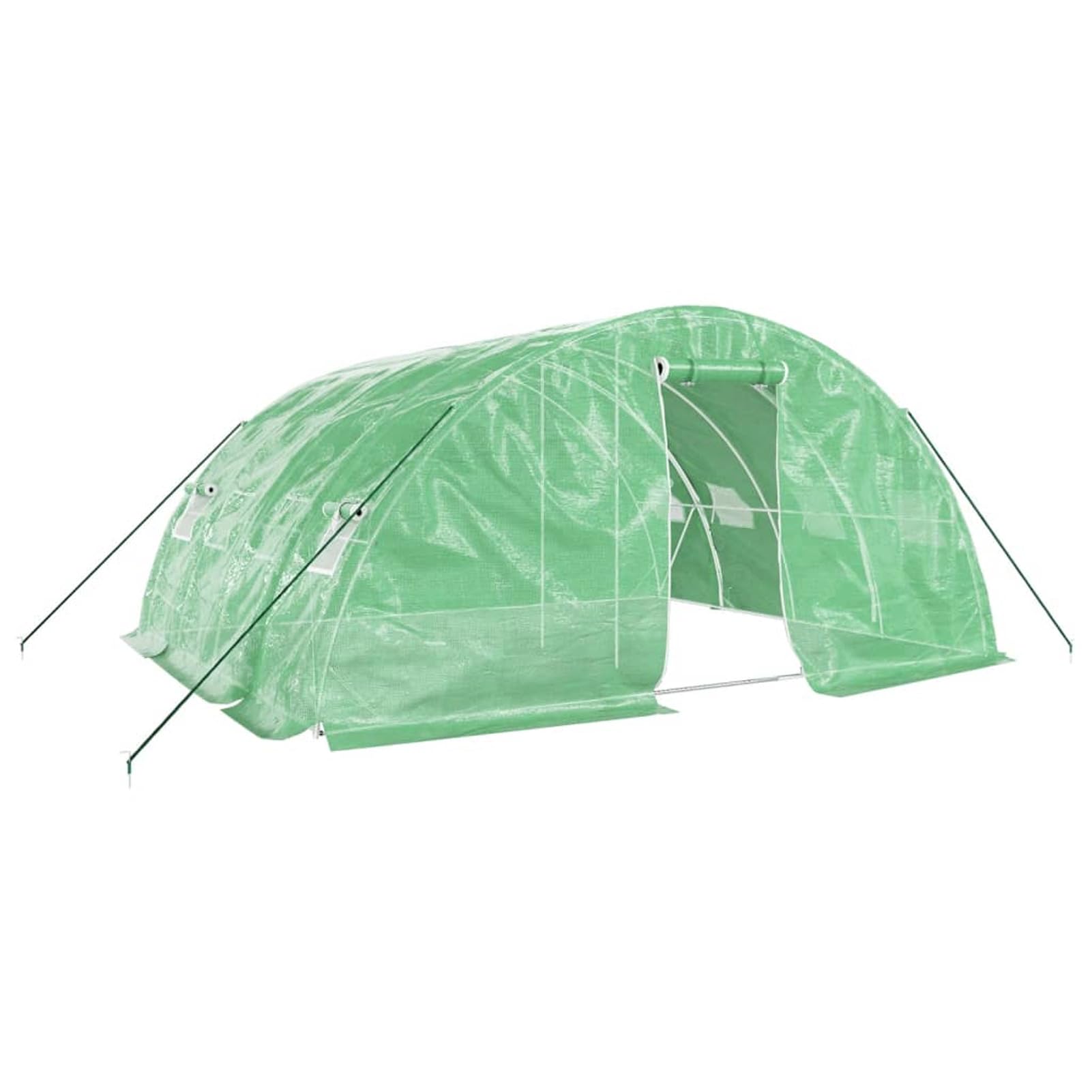 Gecheer Serra,con Telaio in Acciaio,Serra da Giardino,con Porta Avvolgibile,Serra per Piante,Serra da Esterno,Serra Grande,Serra per Orto,Serra a Tunnel da Giardino,Verde 20 m² 5x4x2,3 m