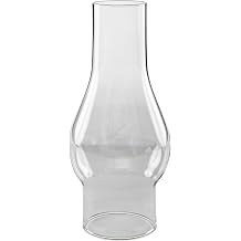 Light of Mine 2.125" X 6.5" Oil Lamp Replacement Chimney - Clear Smooth Top Borosilicate Chimney 2 1/8" x 6 1/2"