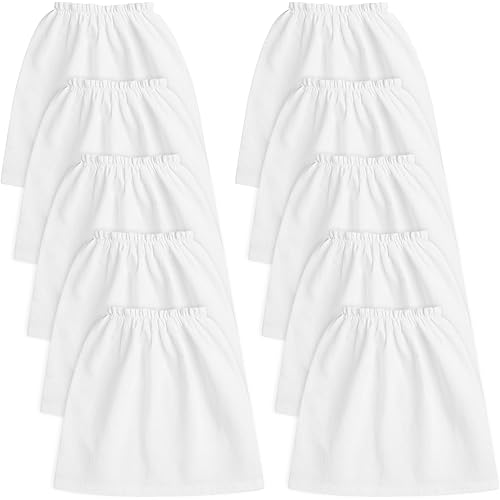 10Pcs White Non-Woven Nail Art Dust Suction Collector, Dust Collector Bags, Replacement Bag for Nail Art Equipment, Durable, Bags for Nail Salon