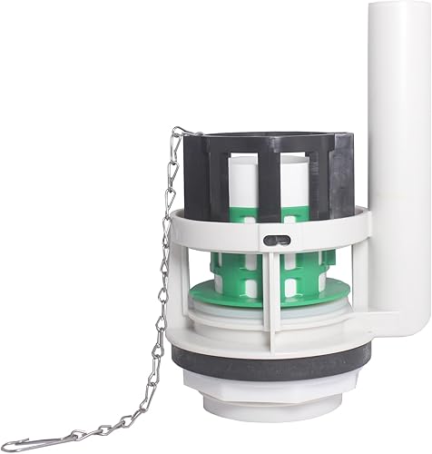 Miniatura 9 de Válvula de descarga de inodoro para orificio de descarga de 3 pulgadas, kit de repuesto de inodoro de una pieza, válvula de tanque de inodoro apta