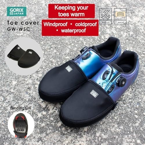 GORIX Cubrezapatos Protector para Dedos Invierno Ciclismo miniatura 2