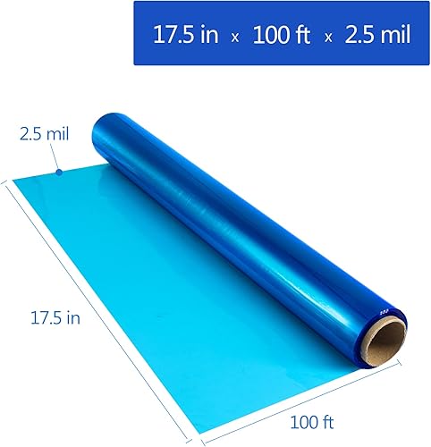 Miniatura 30 de JOYIT Rollo de celofán verde (200 pies de largo x 17.5 pulgadas de ancho) - Papel de regalo de celofán verde transparente de 2.5 mil de grosor