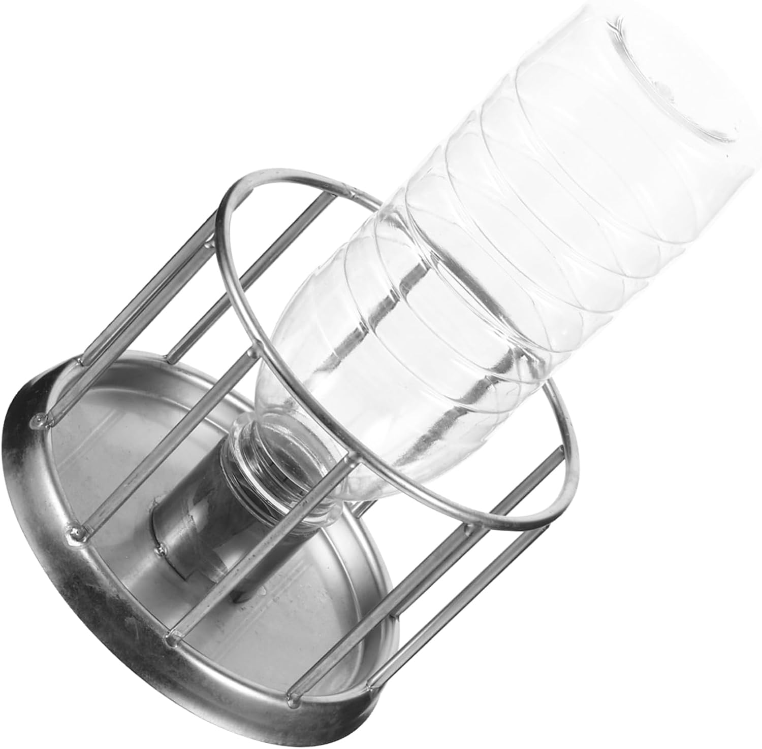 BESPORTBLE Stainless Steel Holder Reptile Feeder Terrarium Water Bowl for Turtle Habitat