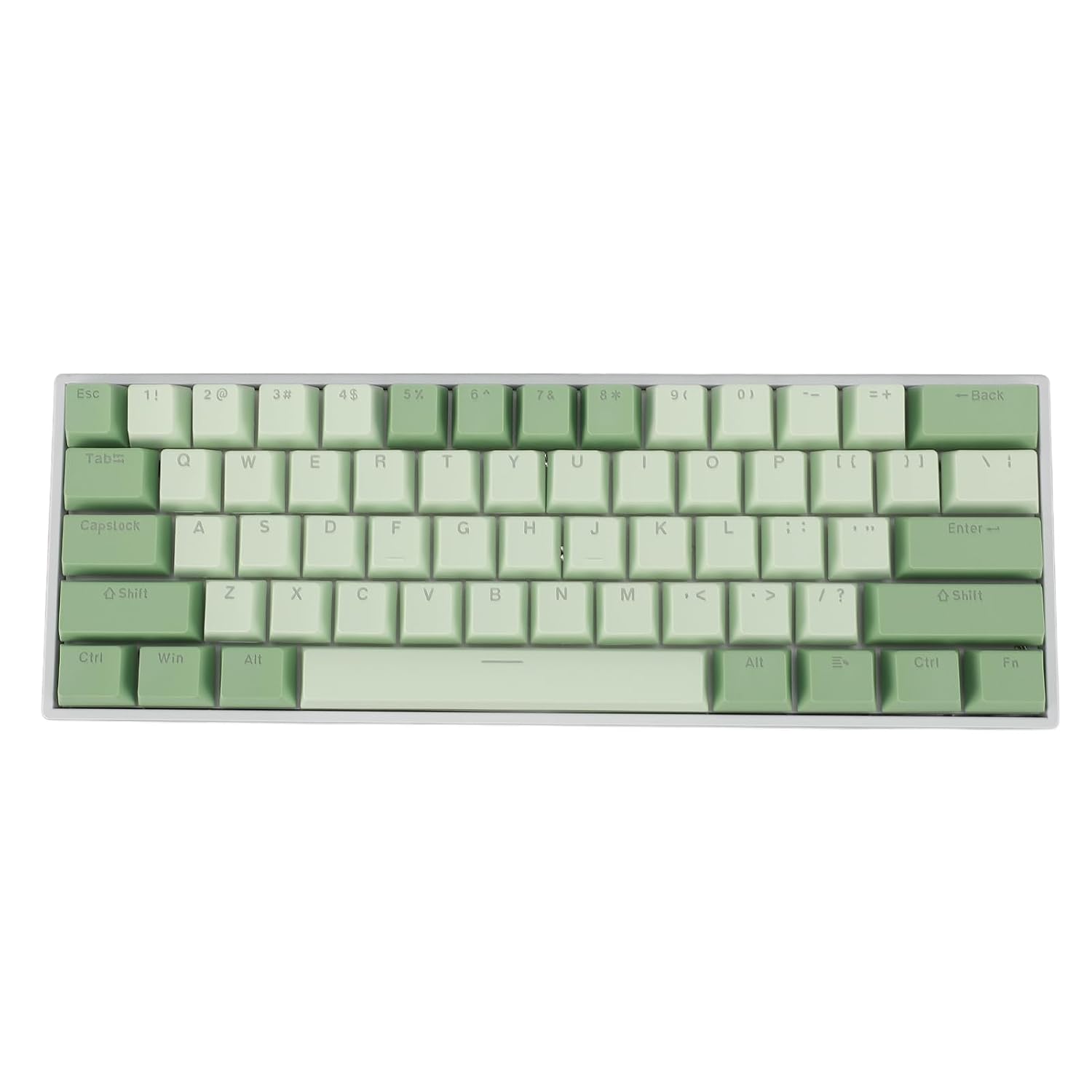 Mechanical Keyboard, USB C Wired Gaming Keyboard, RGB Backlit 61 Keys Red Switch Computer Keyboard for 2000 ME XP 7 8 10 for HarmonyOS