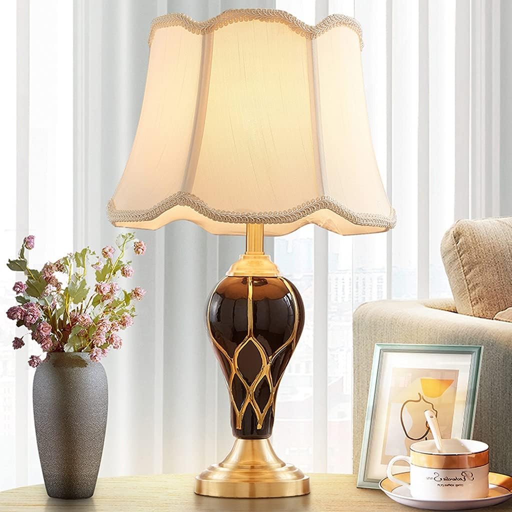 テーブルランプ ベッドサイドランプ テーブルライト セラミック