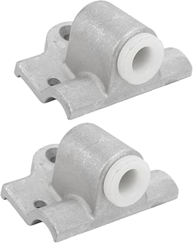 GOTOTOP 2 Pack Aluminum Oar Lock Socket 14mm Cast Marine Oarlock with Nylon Bearings for Jon Boat Fishing Boat Kayak