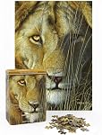Wolf Jigsaw Puzzle for Adults 1000 Pieces | If a Tree Falls in the Forest by Edward Spera | Rule 1 Collectible Tin | Wildlife Art Gift