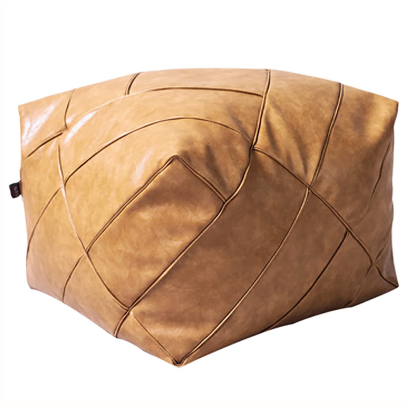 Housse de rangement pouf pour gagner de la place et ranger les plaids du salon