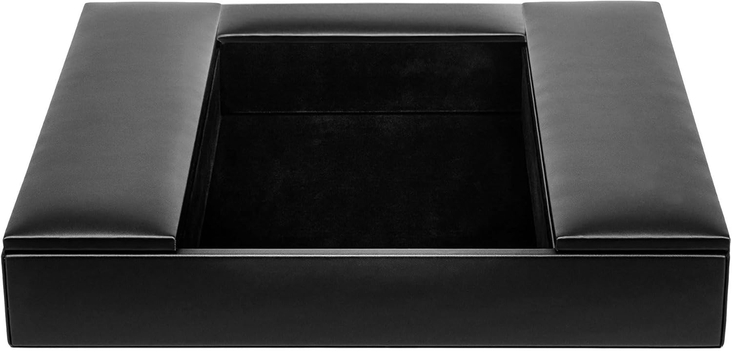 Dacasso A1390 Leatherette Enhanced Conference Room Organizer Leatherette Conference Room Organizer, Black