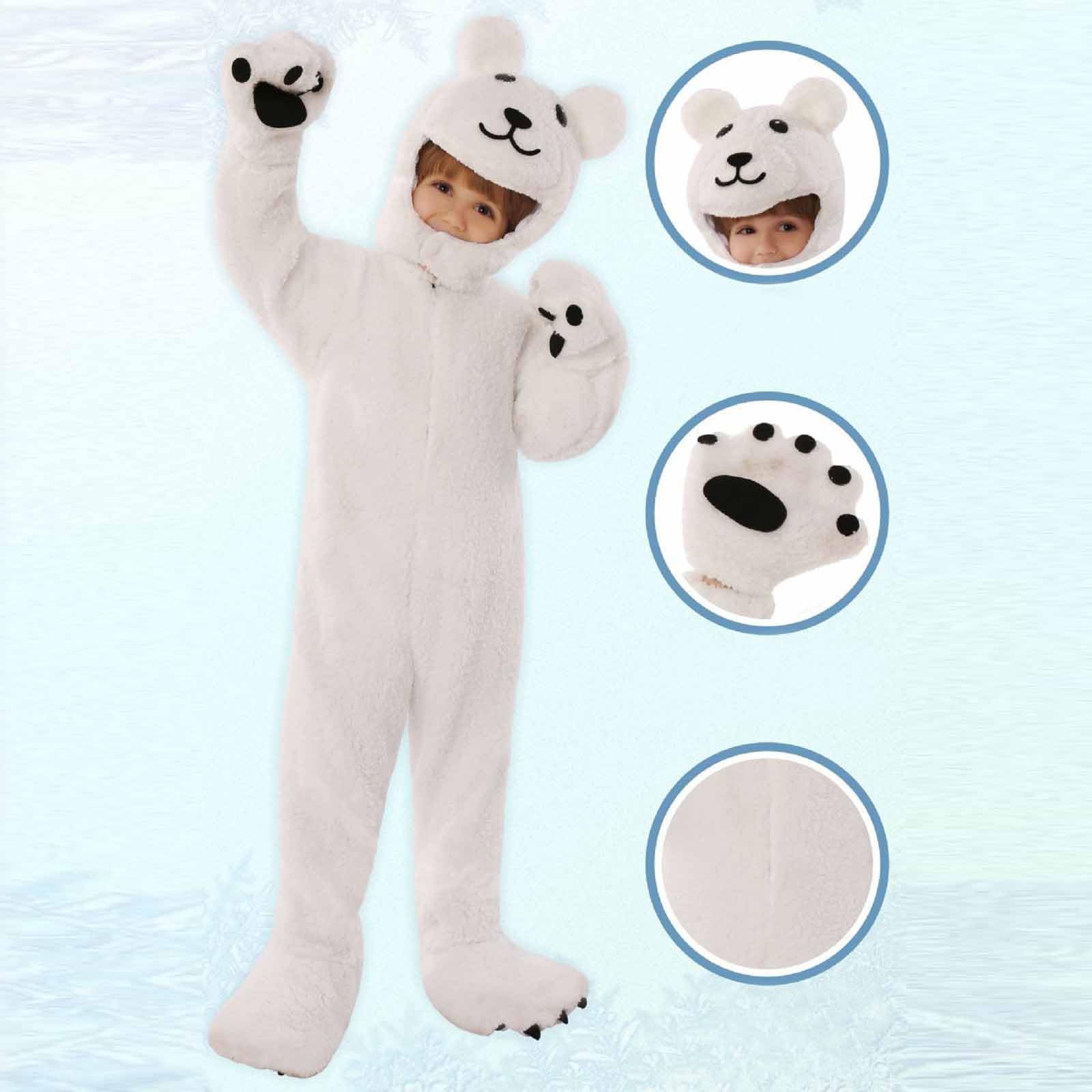 Generico Bambini, Costume da Festa per, A Maniche Lunghe, A Forma di Orso dei Cartoni Animati, per Cosplay E Spettacoli, Stile Classico Intramontabile