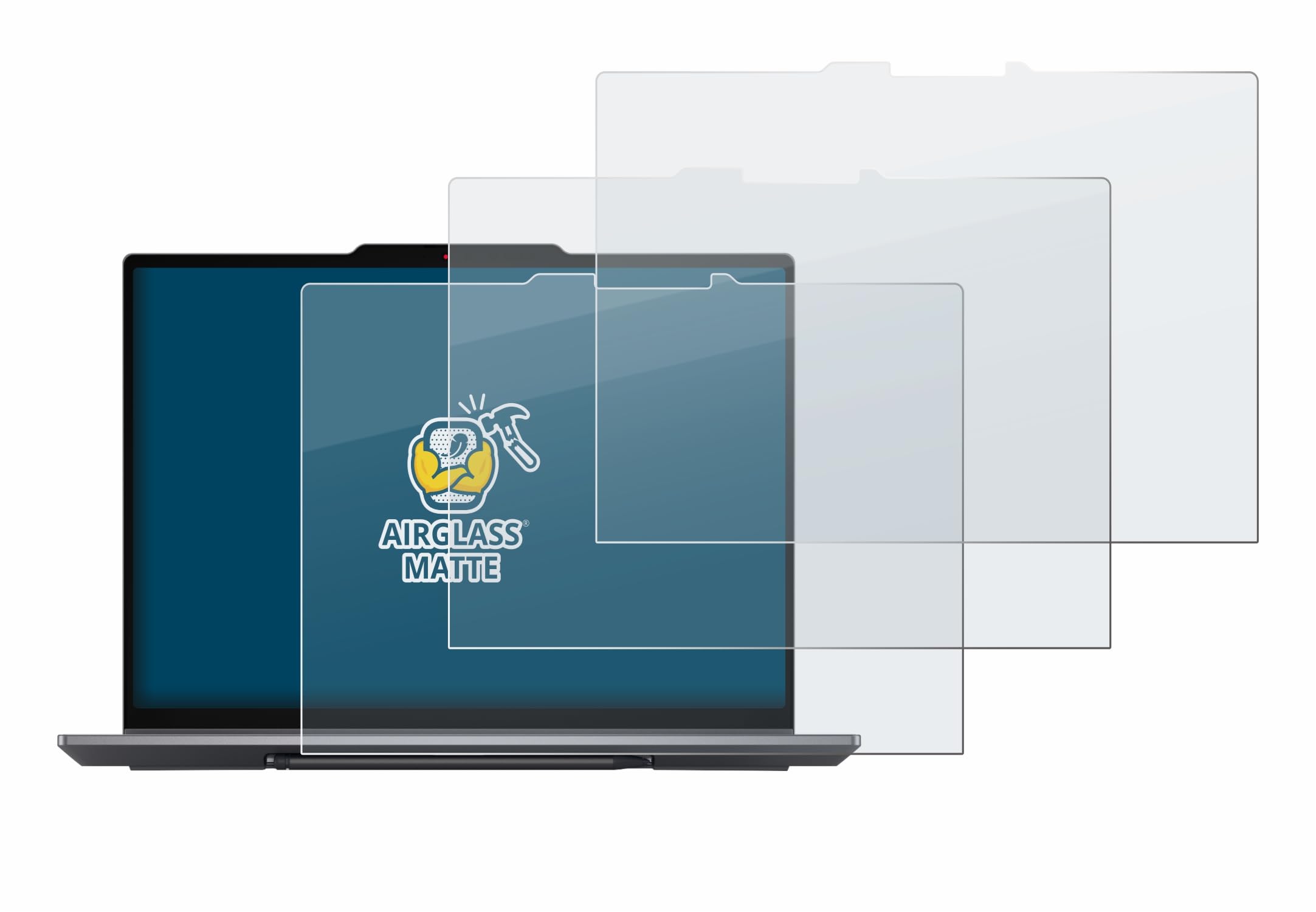 brotect 3 Pezzi Pellicola per Lenovo ThinkPad X1 2-in-1 Gen 11 Aura Edition | Opaca Protezione Schermo Made in Germany, Anti-Riflesso Durezza 9H Anti-Graffio