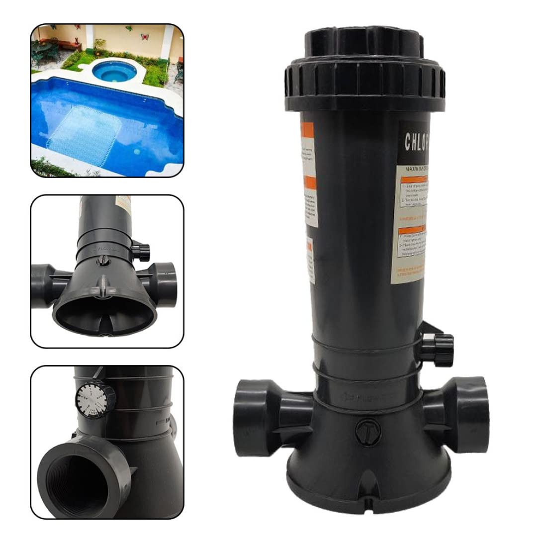 Chlorinator de Piscine, Distributeur de Produits Chimiques automatiques Piscine Désinfection Équipement de Dosage des appareils Accessoires |.Au-Dessus du Sol et de la Piscine enracinée Brome