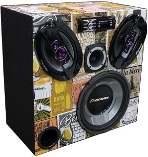 Caixa Ativa Taramps Bluetooth Pioneer 12 + 6x9 + Tweeter