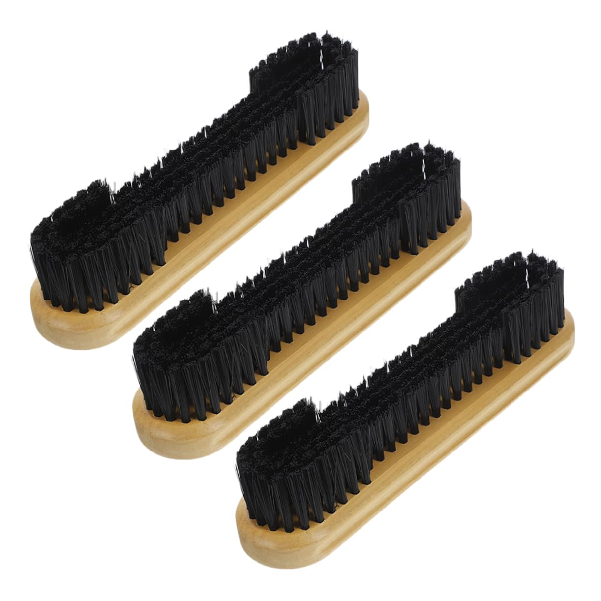 KOMBIUDA Pool Table Brush Set 3pcs Billiard Table Cleaning Brush for Gap Maintenance Accessory Gentle Hair Ergonomic