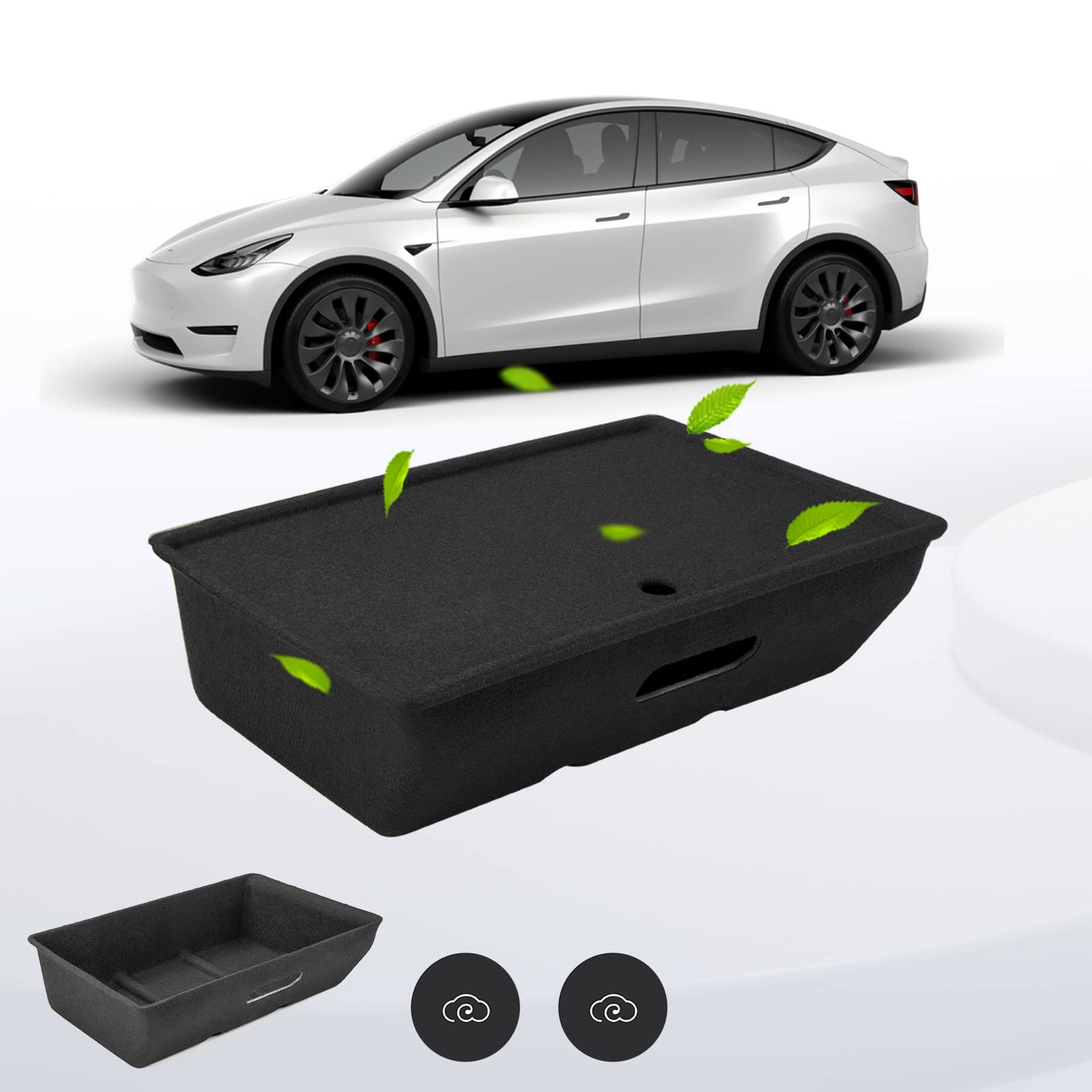 Buy KropBom 1PCS Tesla Model Y 20232020 Under Seat Storage Box
