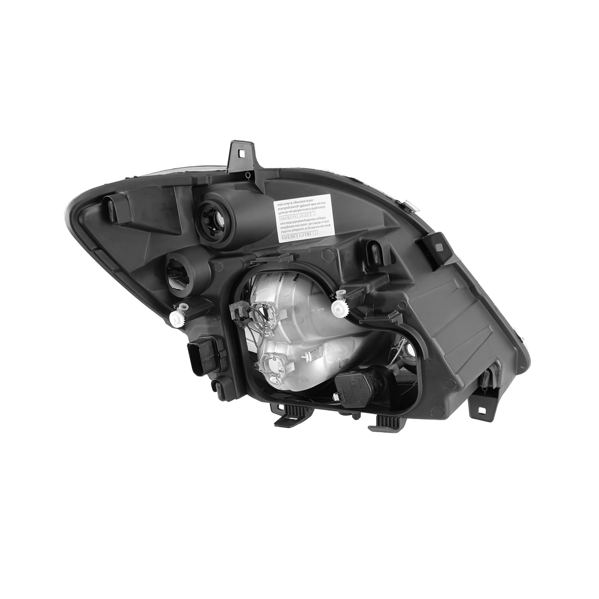 Generisch Lot de 2 phares principaux gauche + droit pour Sprinter W906 2006-2014 Phare avant avec brouillard 3 x H7 Certifié E Sans servomoteur