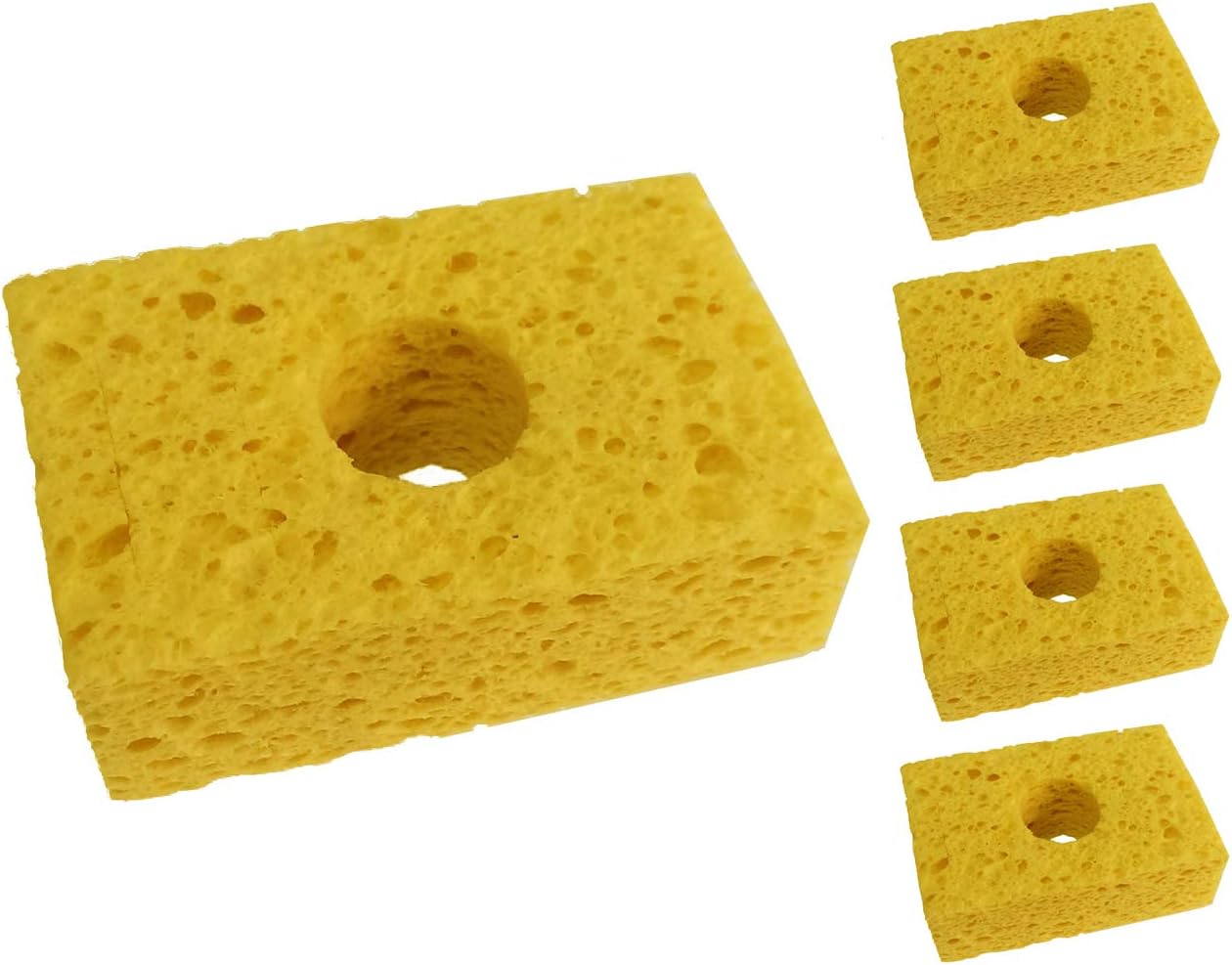 Thermaltronics SPG-5 Yellow, Soldering Sponge, (3.2" X 2.1") (5 Pack)
