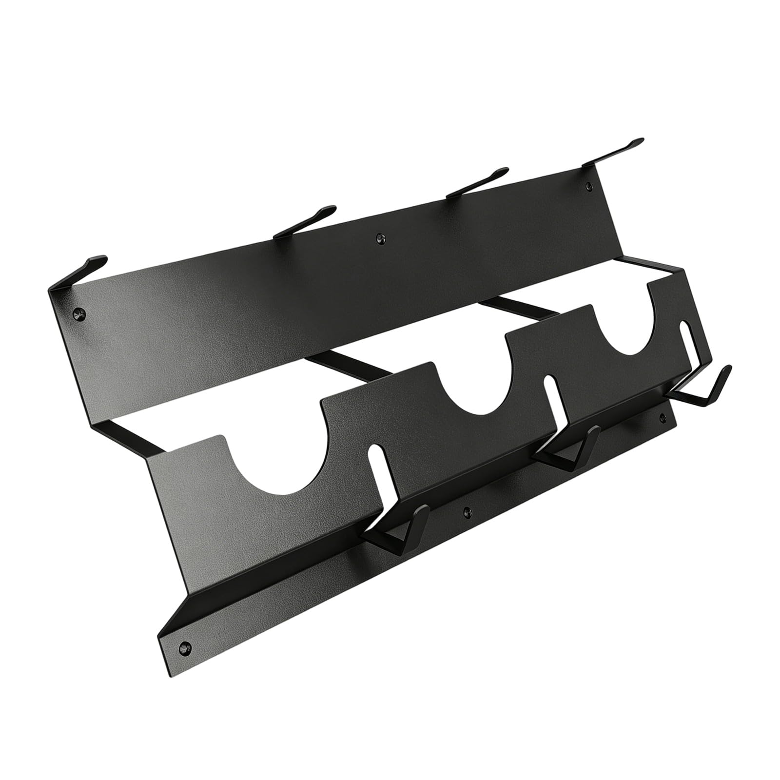 FROMCEO Garage Tool Holder with Secure Slots for Electric Polishers and Small Hand Tools Management Heavy Duty Tool Shelf
