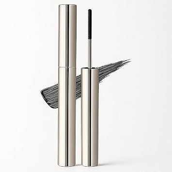 Iron Wand Black Mascara   Volumizing & Lengthening 3D Curling Wand, Creates False Lash Effect with Thick Full Lashes, Smudge-Proof Waterproof Long-Lasting Eyelash Makeup for Daily or Party Look 1PCS