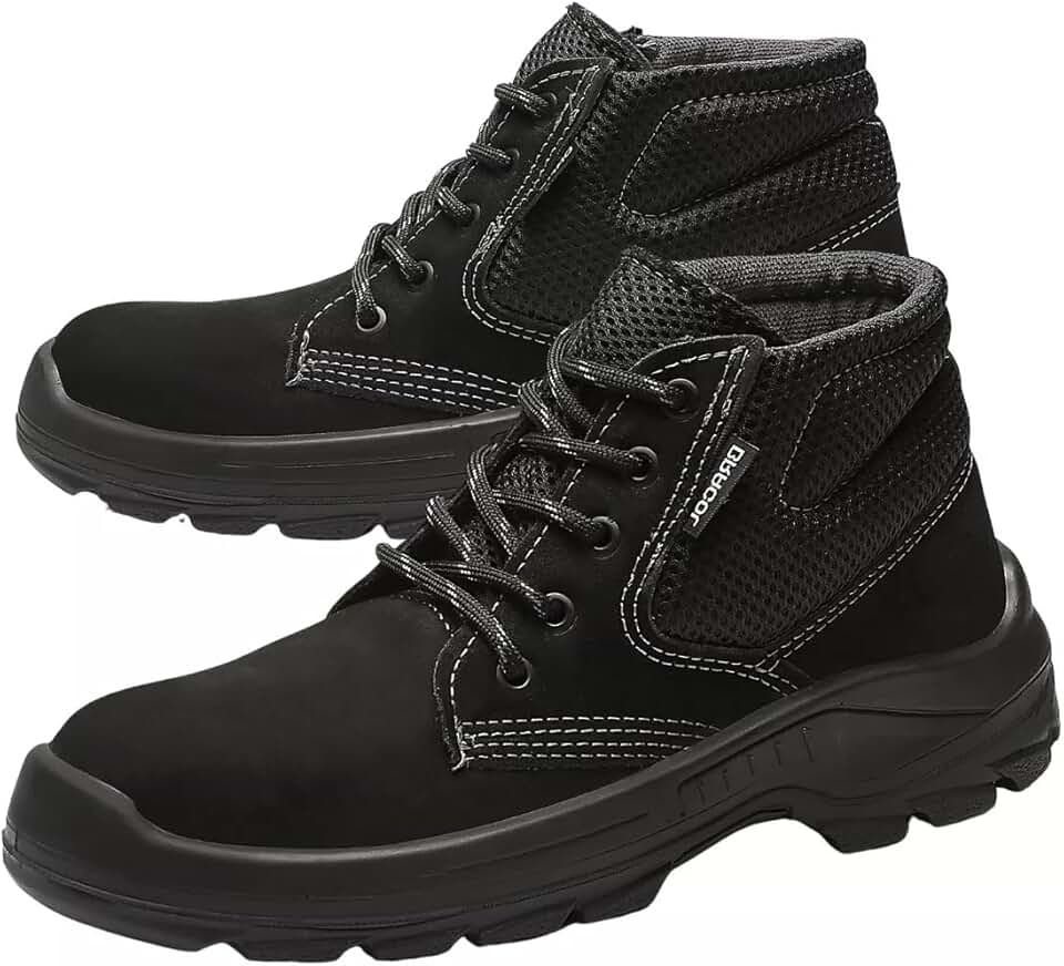 Bota Botina Nobuck Epi Bracol Bae Dubai Cor Preto Bico Pvc
