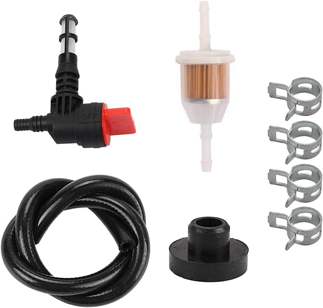 192980GS Fuel Shut Off Valve Generator Kit and Fuel Filter for Briggs and Stratton 78299GS 80270GS Craftsman Snapper Troy-Bilt Generac Portable Generator