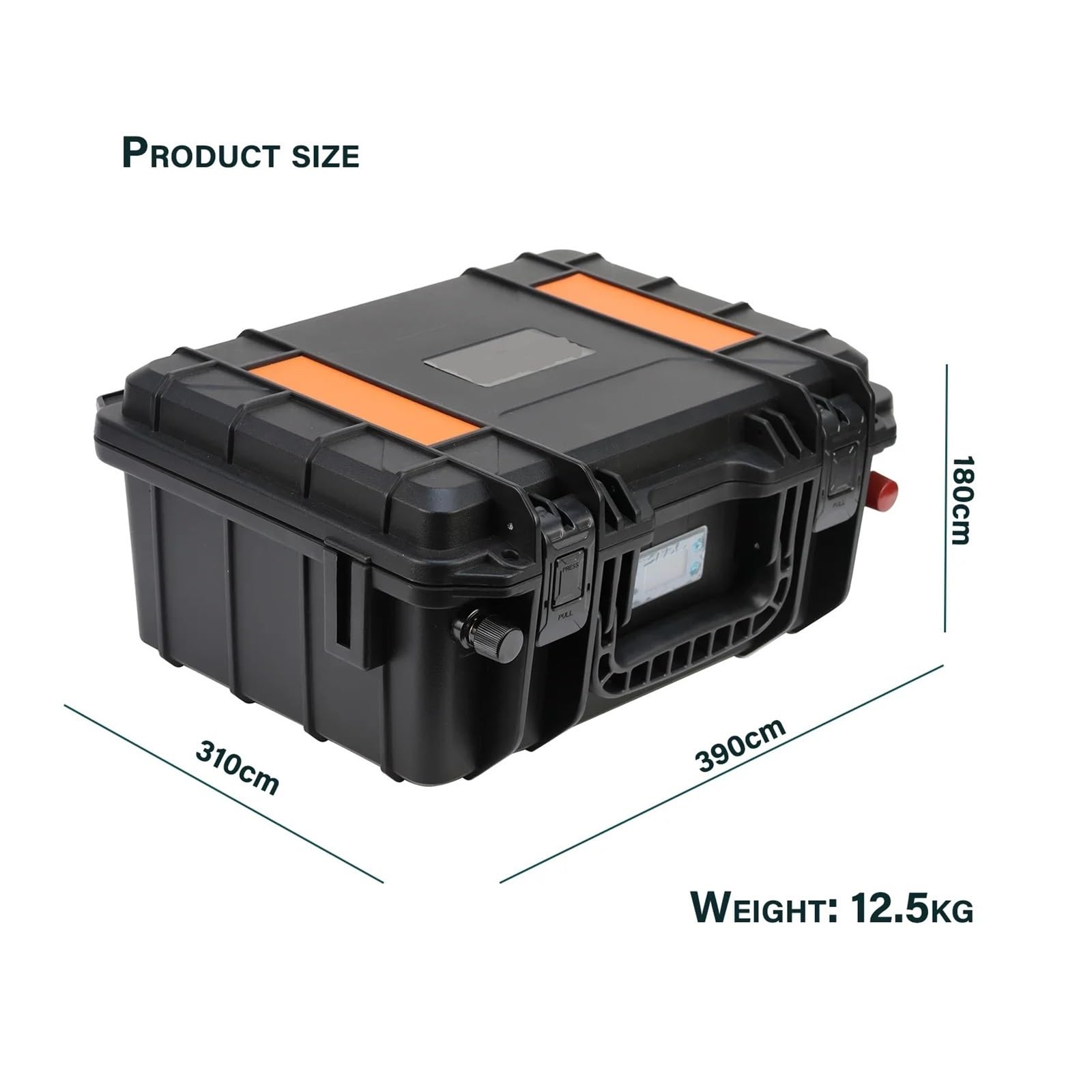 Baterías Recargables Lifepo4 12 Voltios 100Ah 200Ah 300AH Con | Estación de salida USB de alimentación exterior BMS for barcos con motores de onda sinusoidal(100Ah 12.8V LifePO4)