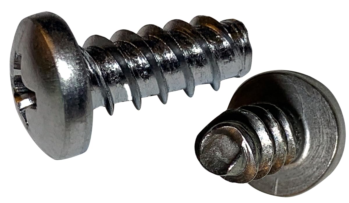 1/4" x 1/2" Thread Forming Screws for Plastics (48-2) / Phillips/Pan Head / 410 Stainless Steel (200 pcs)