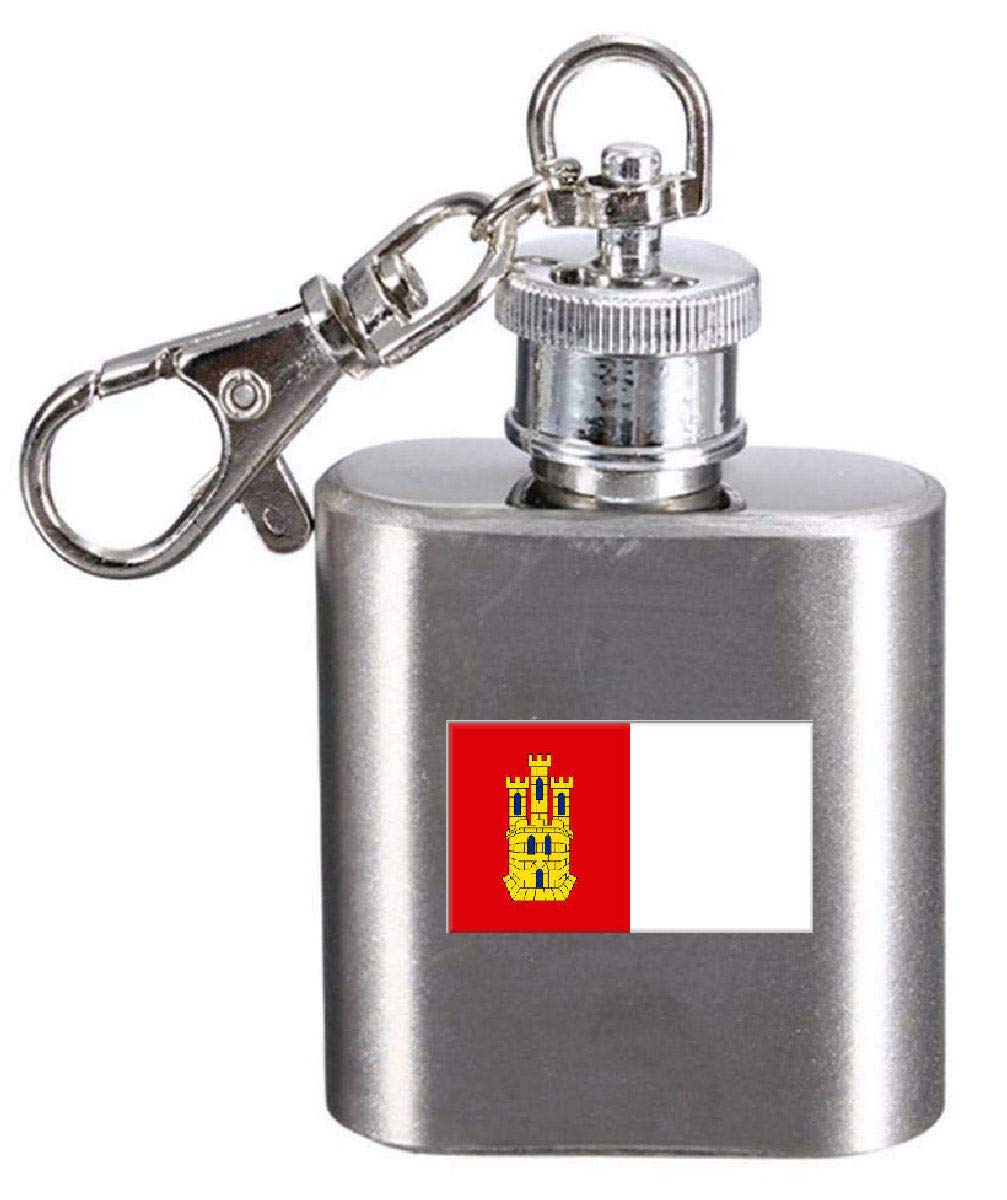 Flasque porte-clés Castilla La Mancha anti-fuite pour clés de voiture et maison