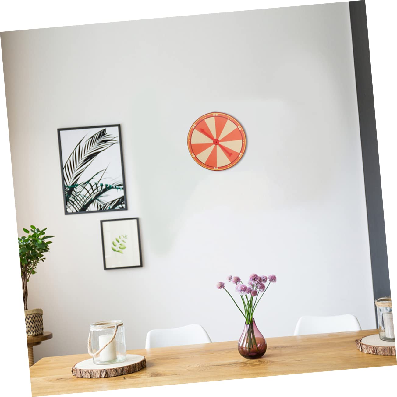 KONTONTY 2Pcs Party Game Prize Wheel Turntable Wheel Props for Teaching Activities for and Fun Events