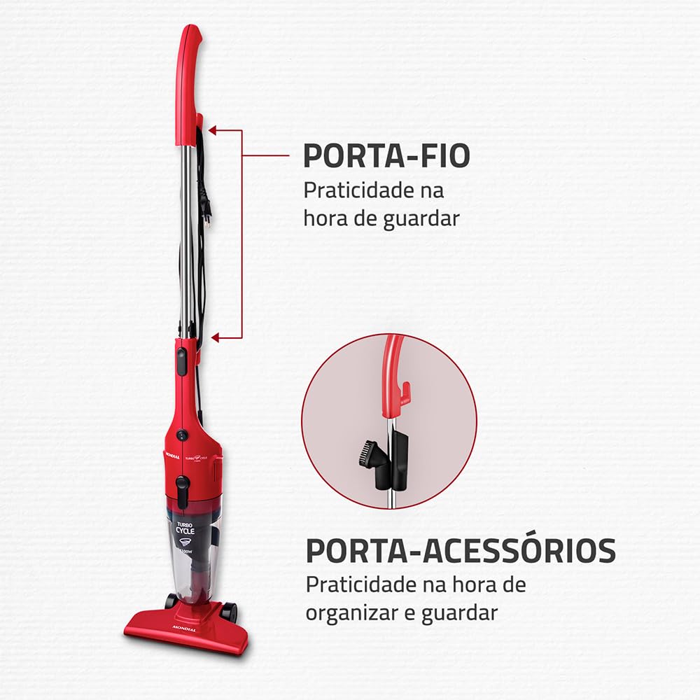 MONDIAL Aspirador de Pó Turbo Cycle — A Revolução Limpeza que Você Sempre Quis