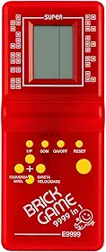 Mini Game Retrô Portátil Brinquedo De Mão Sons Ajustáveis e Tela LCD (Vermelho)