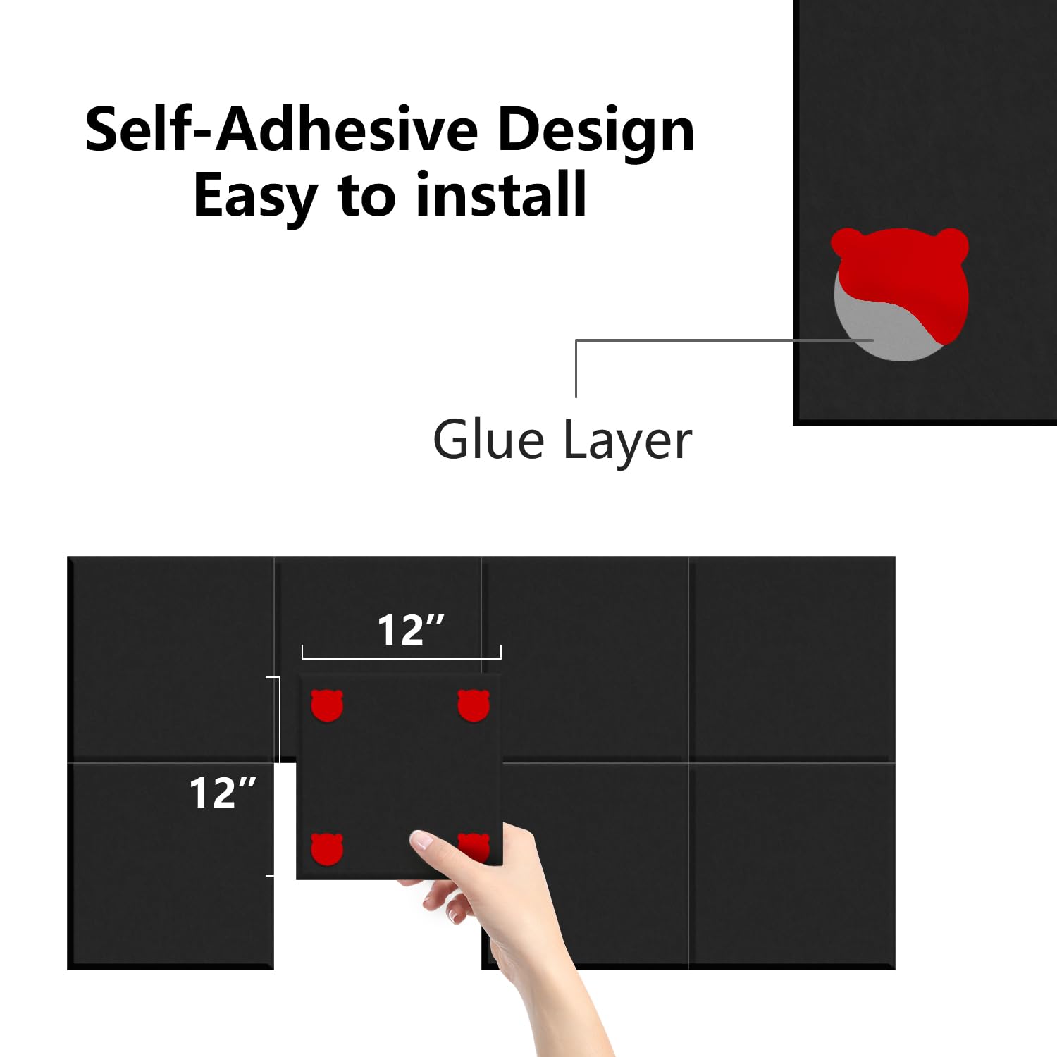 YODOYO Large Cork Board Alternative for Office 15 Pack Felt Bulletin Boards Dart Wall Protectors 60×35 Inch