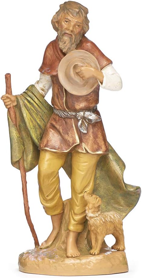 Fontanini, Nativity Figure, Abraham the Villager, 12" scale