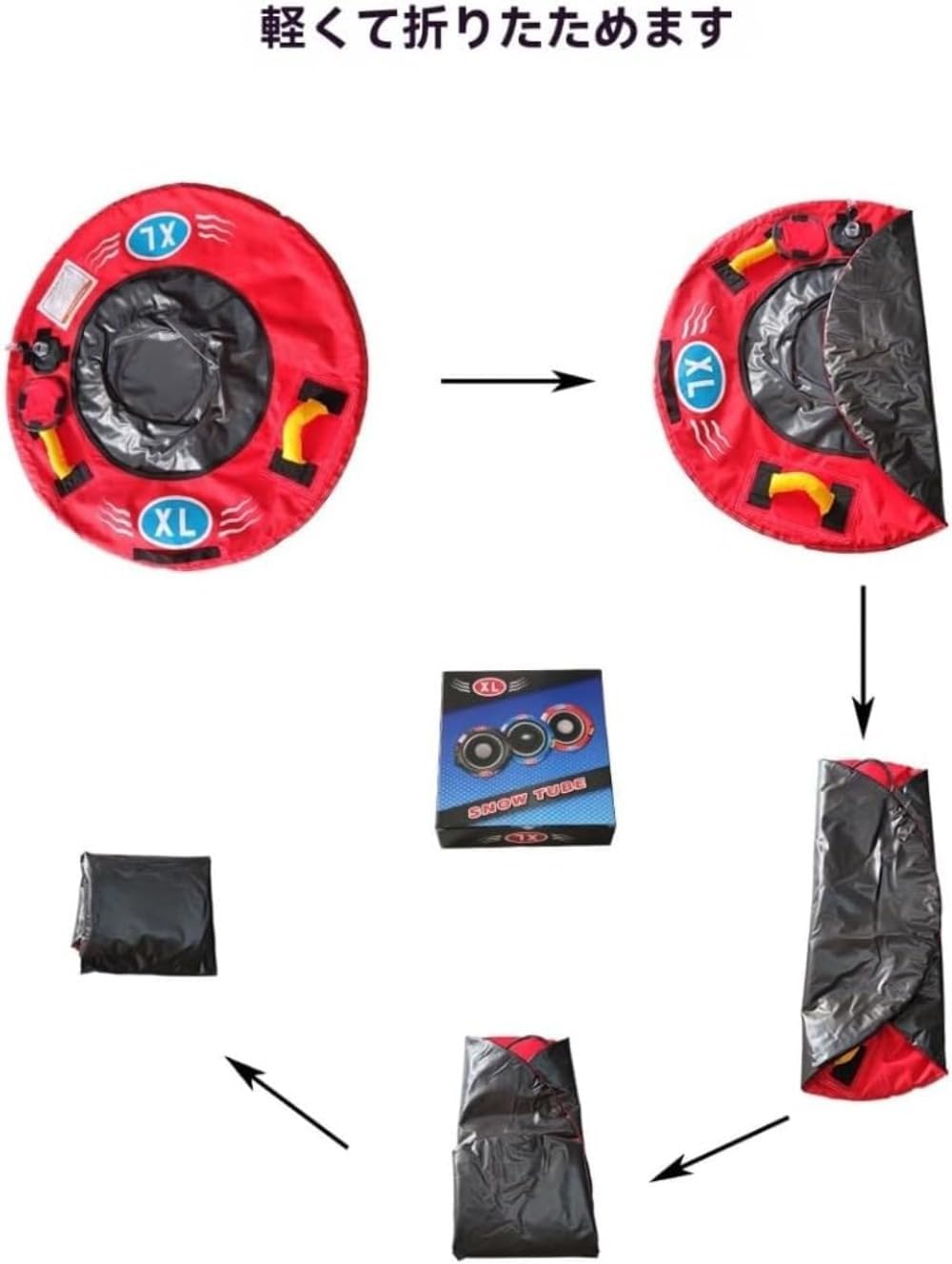 柔らかい底、オックスフォード布カバー、霜から保護する厚手の PVC インナーチューブを備えた、折りたたみ式のポータブルインフレータブ