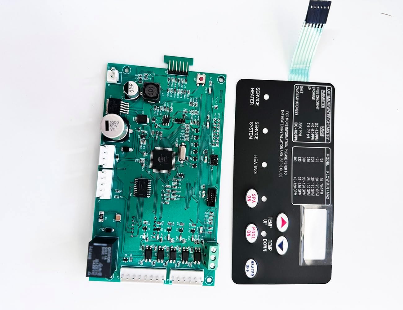 42002-0007S Control Board Kit (461105) Replacement for Pentair MasterTemp Sta-Rite Max-E-Therm NA & LP Series Pool & Spa Heater Electrical Systems with 472610Z Switch Pad Compatible