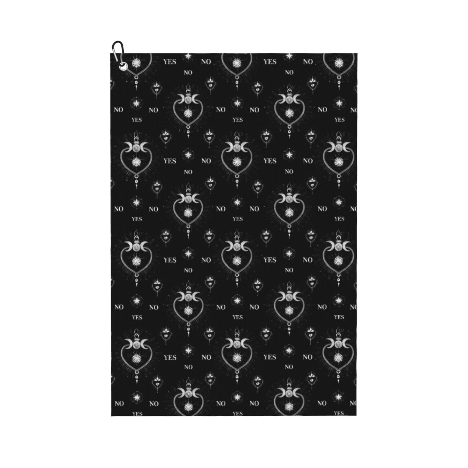 BSDFGSDD Mystical Witch Magic Goth Art Golf Towel 24 x 16 inches