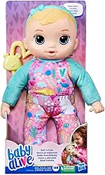 Baby Alive, Boneca, Bebê Fofinha - Cabelos Loiros, Brinquedo Interativo, 28 cm - A partir de 18 Meses