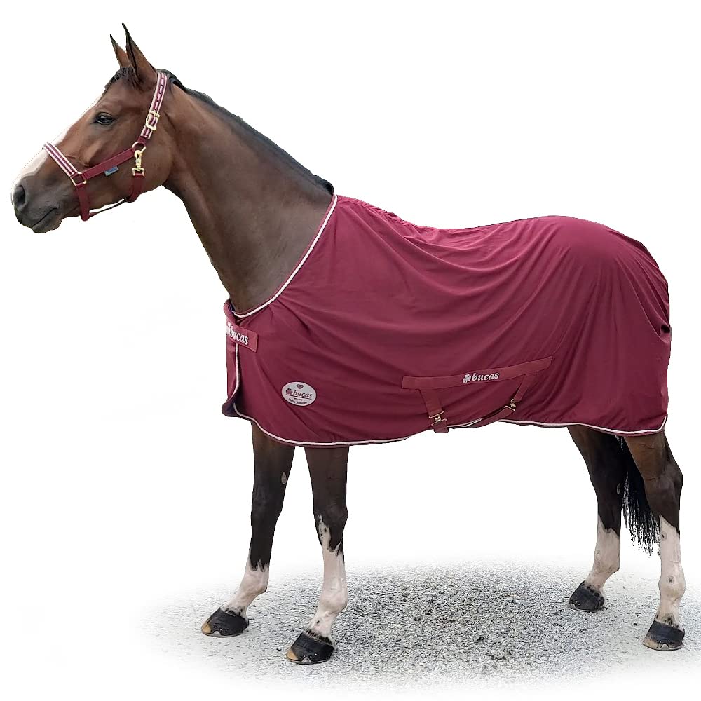 Bucas Jubilee Cooler Ruby : couverture séchante haut de gamme pour cheval