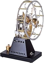 External Combustion Engine Model, Thermal Power Stove Fan Stirling Engine Motor Model, Physics Science Experiment Toy Kits for Adults and Teenagers