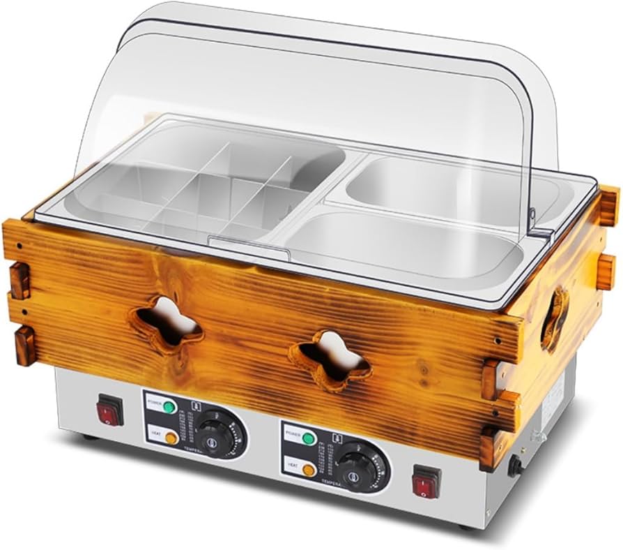 Amazon | SolKin 業務用 おでん鍋 ステンレス 電気 0-300℃温度調節可能