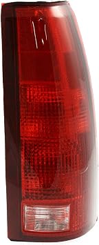 Tail Light Halogen Bulb Right Side Clear & Red Lens Assembly W/Circuit Board for GMC for Yukon Sport 92 94 & Base 92-95 & SLE 92-99 & SLT 95-99 & SL 96-97 & Denali 99-00