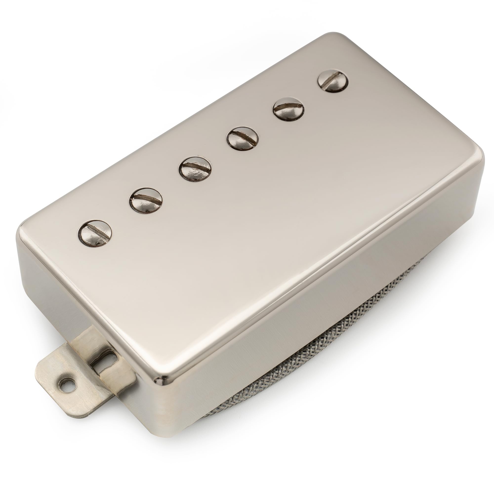 Musiclily Pro LP-CBLA Alnico 5 Pastillas Humbucker Cubierta Mástil 7,8K para Guitarra Eléctrica tipo LP, Nickel