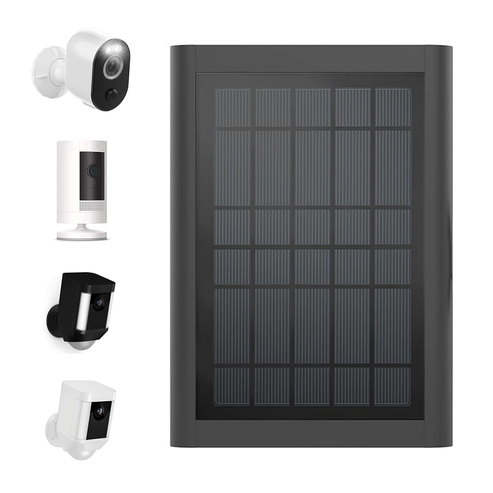 Amazon.com: 2-Pack 7200mAh Replacement Ring Battery with 5W Solar