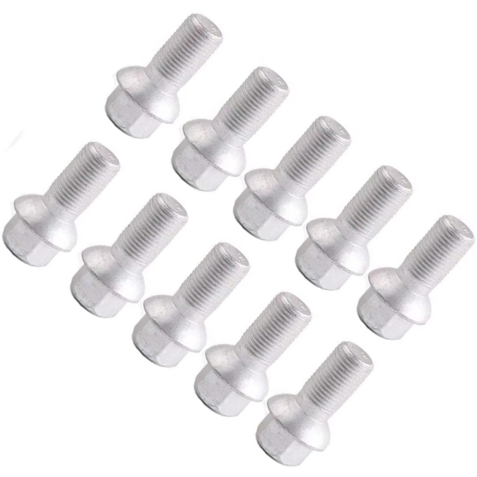 Bulloni ruota auto Compatibile Con Benz Per R Class R500 2006 2007 Set Da 10 Pezzi Di Dadi Per Cerchi In Lega Con Rondelle Coniche OEM: 0009904907