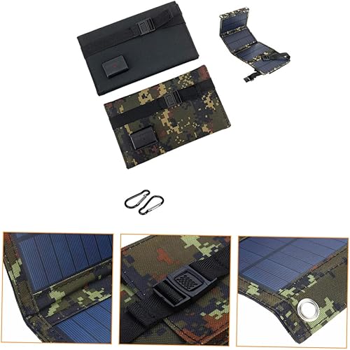 Miniatura 5 de UPKOCH Cargador de panel solar portátil Salida USB Equipo de carga solar de alta eficiencia de conversión para fuente de alimentación de emergencia